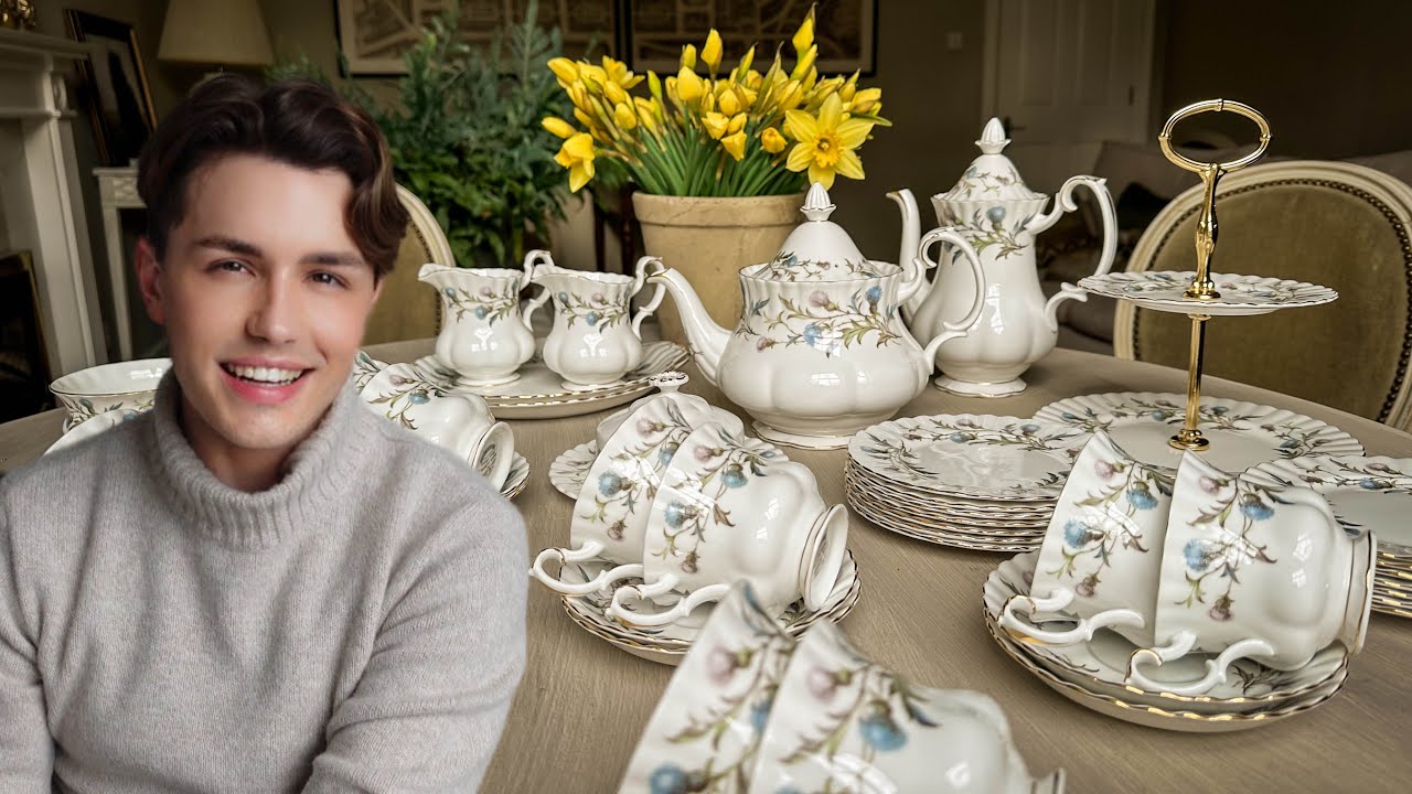 MY NEW BONE CHINA TEA SET | A trip to London | Nicolas Fairford vlog