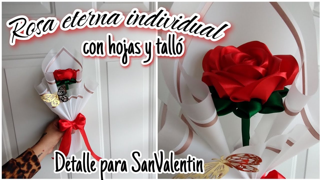 Rosa Eterna Individual 🌹 Detalle para SanValentin