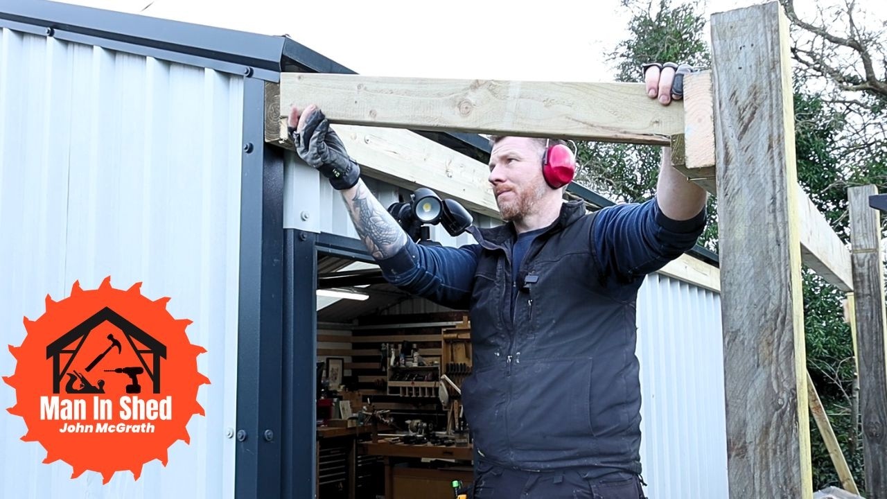 Workshop Lean-To Build. Adding Extra Storage