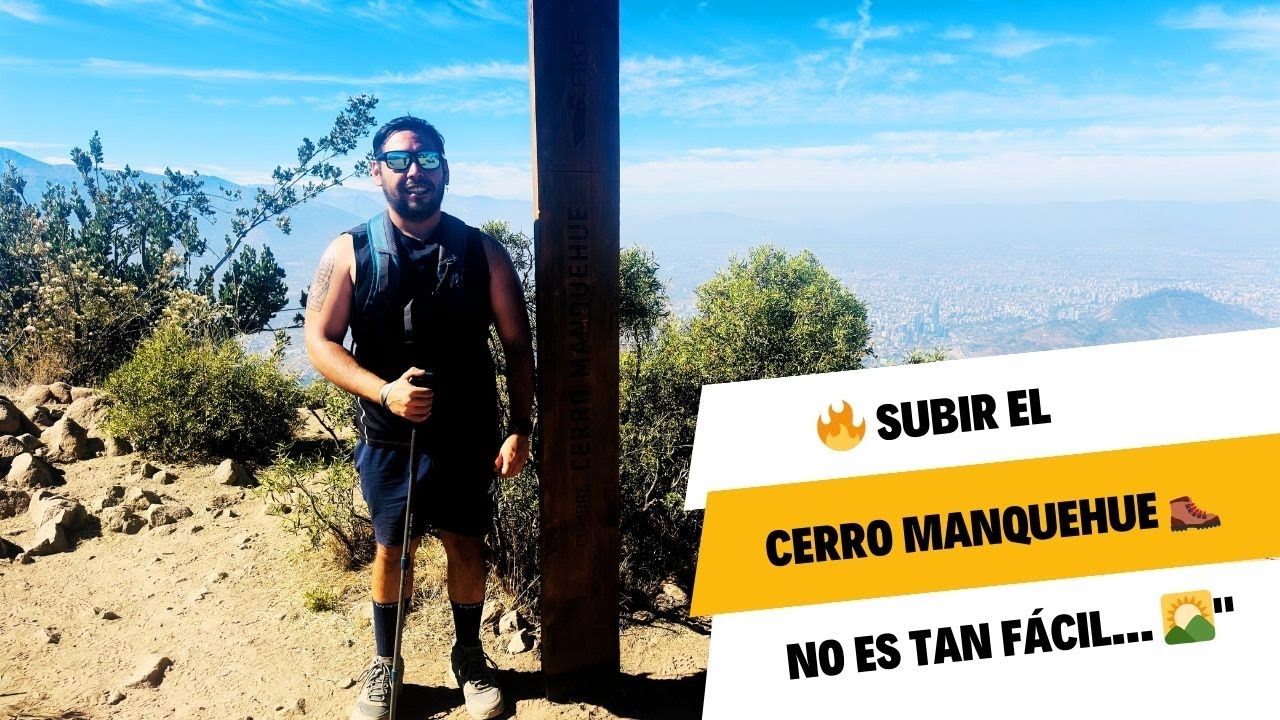 🚶‍♂️ Subiendo el Cerro Manquehue: Una Vista Increíble de Santiago 🌄