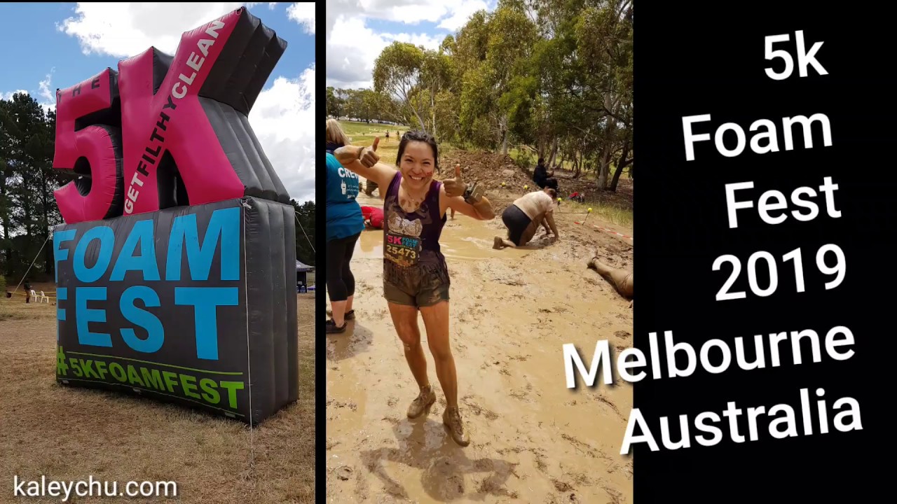 5K Foam Fest 💦 Fun Run🏃 Melbourne 🇦🇺 Nov 2019 😍