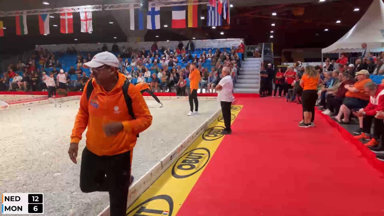 EK 2024 Martigny - 1/2 finale mannen doublette - Nederland tegen Monaco