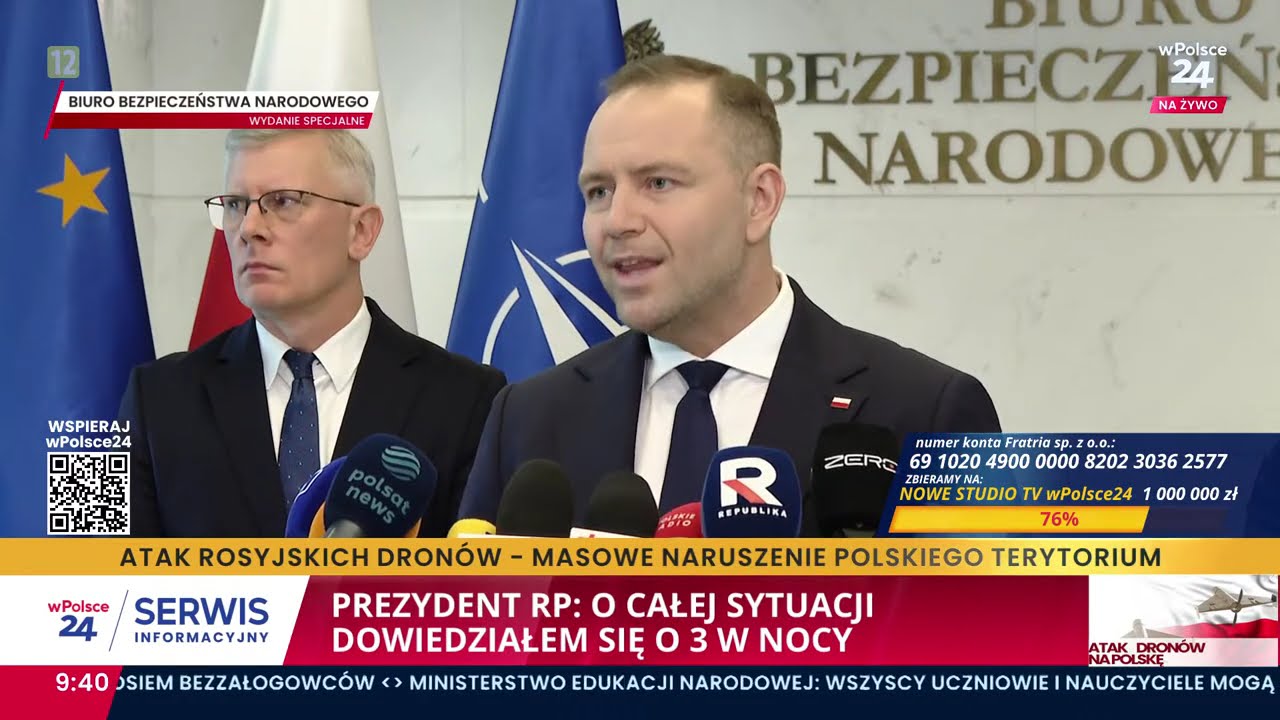 Pilne! Prezydent Karol Nawrocki: Dyskutowaliśmy o możliwości uruchomienia art. 4. Traktatu NATO