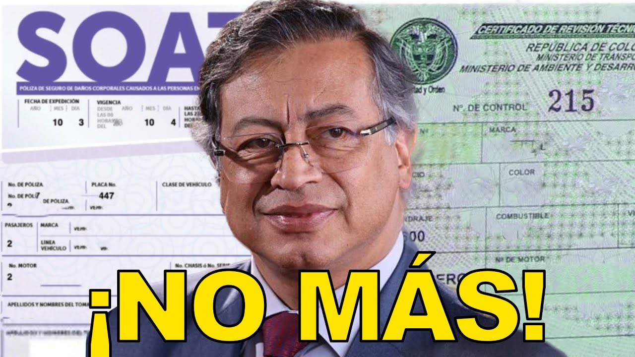 NOTICIA! Se acabaron las MULTAS por SOAT y Técnico Mecánica...