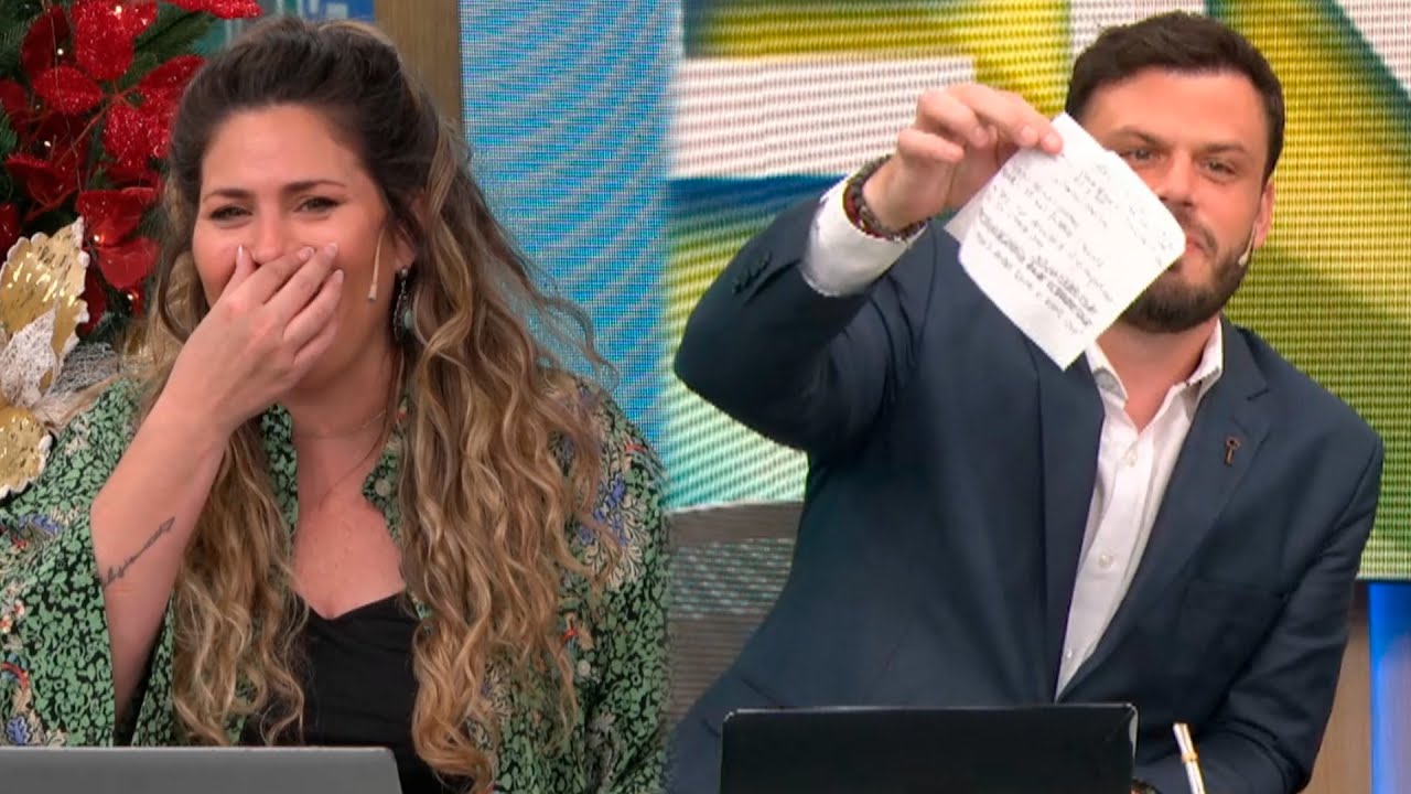 &iexcl;NO ME QUEM&Eacute;S! Nacho Otero mostr&oacute; d&oacute;nde tiene escritos May Martorelli los datos de su nota