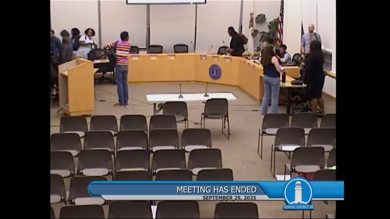 [9/29/25] D65 - REGULAR BOARD OF EDUCATION MEETING