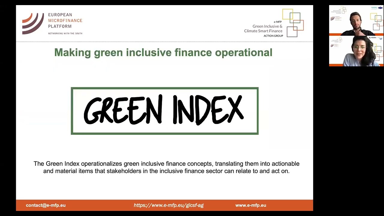 Launching of the dedicated IT solution for the Green Index 3.0