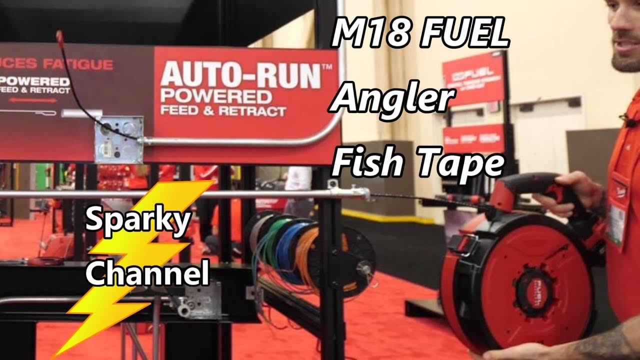 Milwaukee M18 Angler Fish Tape with Non-Conductive Polyester Tape