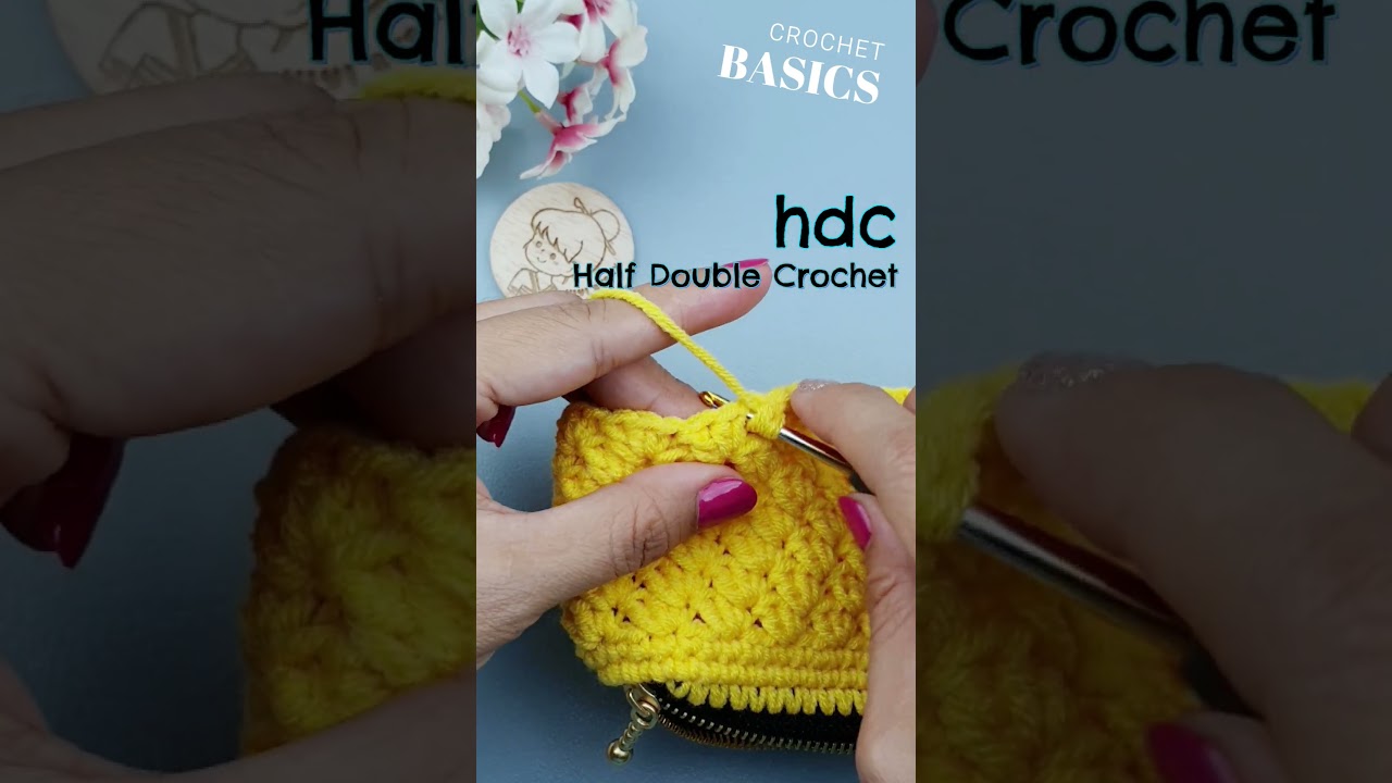 CROCHET BASICS sc, hdc, dc | Vivi Berry DIY