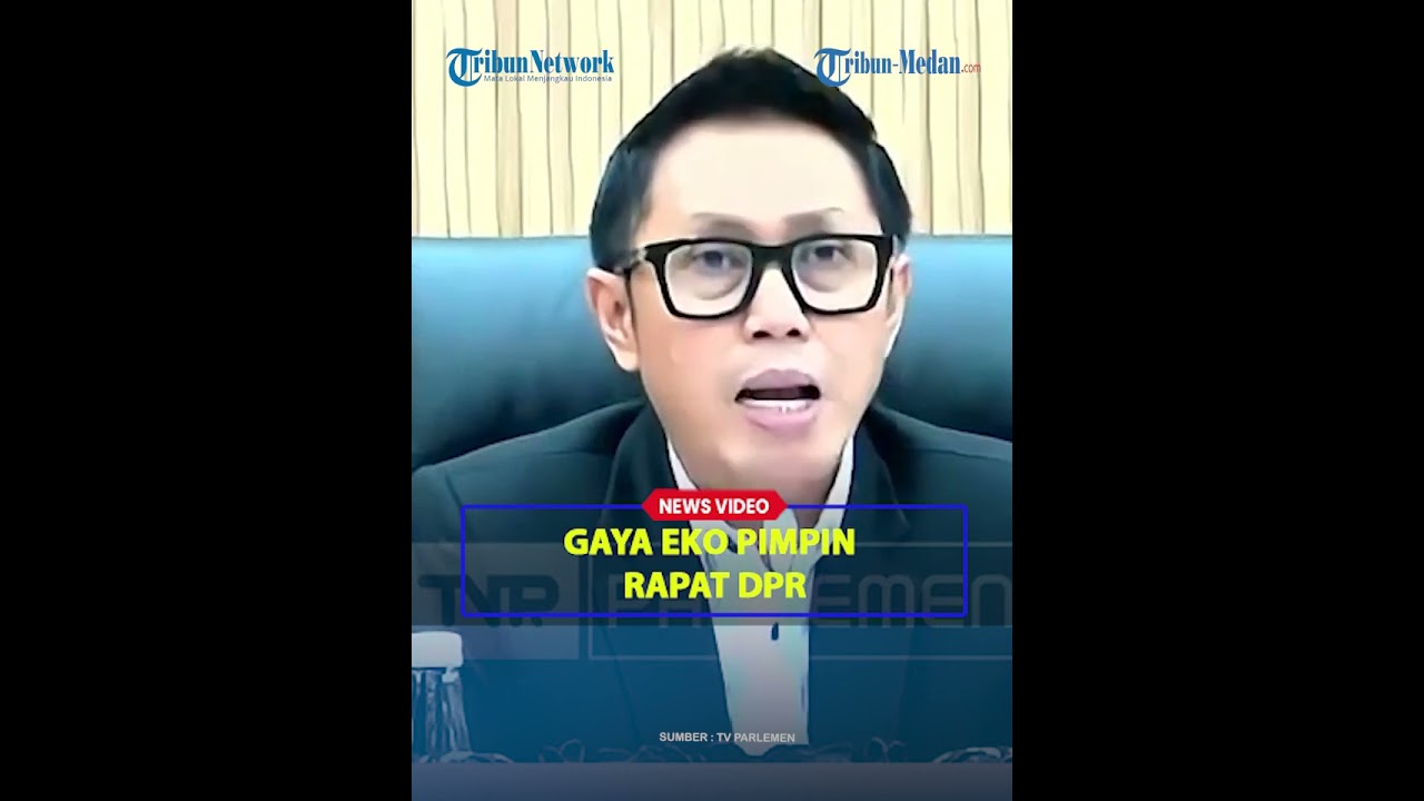 GAYA EKO PATRIO Pimpin Rapat Kembali di DPR Aktif Usai Dinonaktifkan