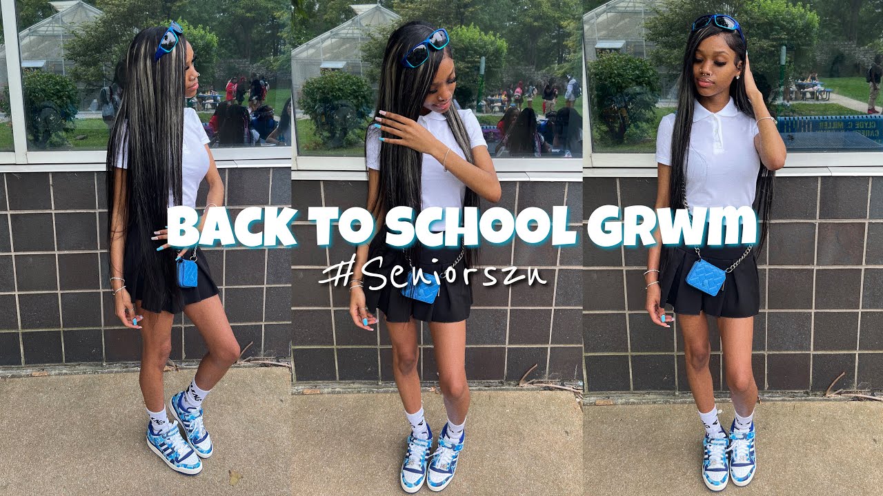 GRWM FOR SENIOR YEAR! + MINI VLOG & SCHOOL HAUL