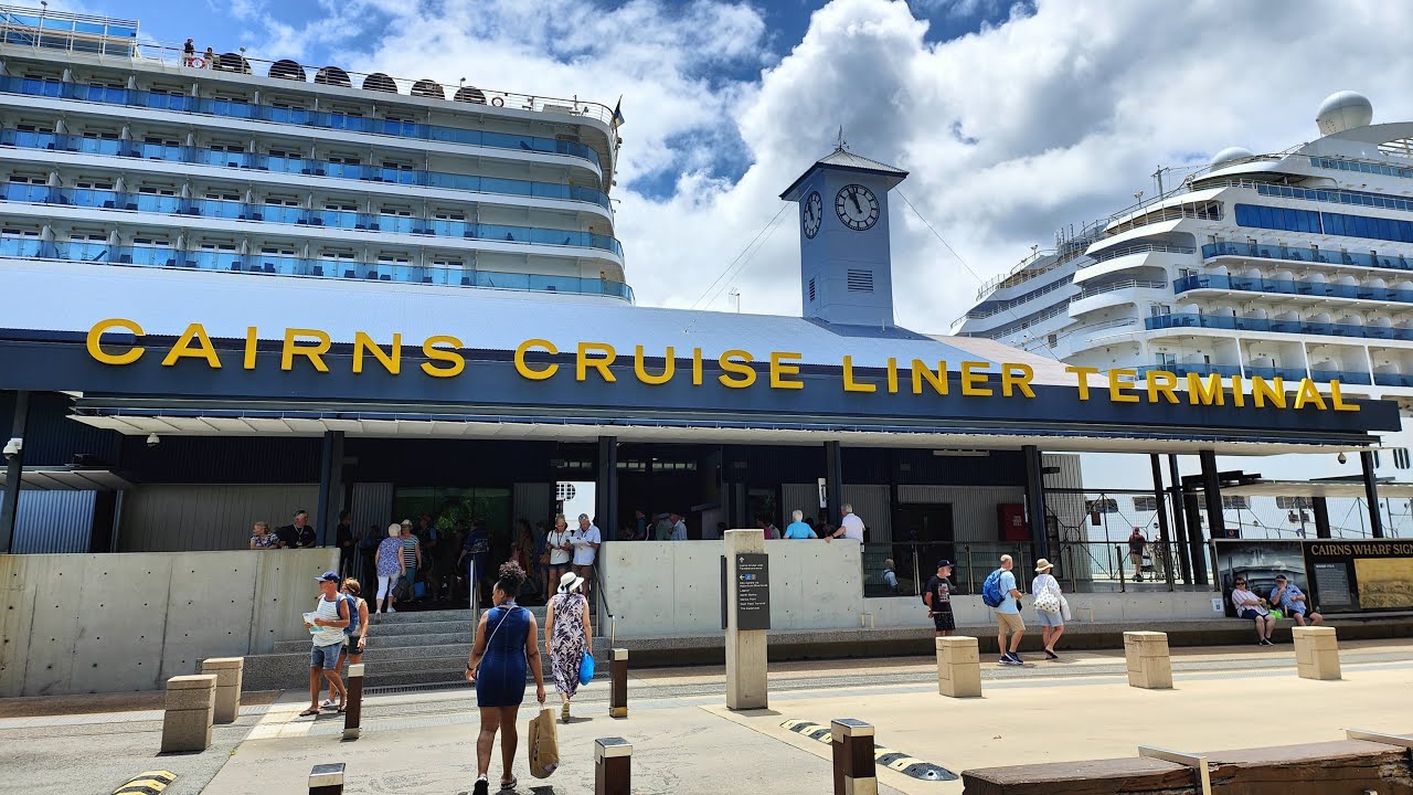 Arriving in Cairns by cruise ship