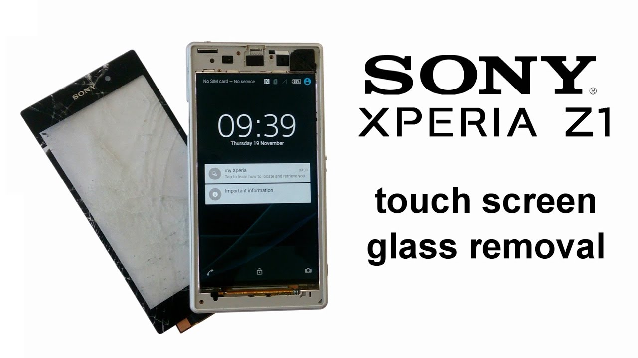 Sony Xperia Z1 Touch screen Glass Removal, Digitizer