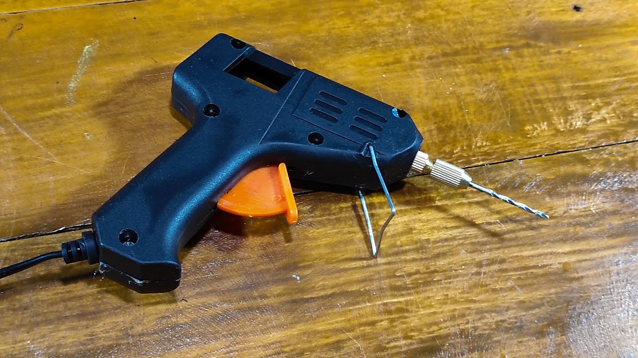 How to make a Powerful Mini Drill Using Glue Gun | DIY