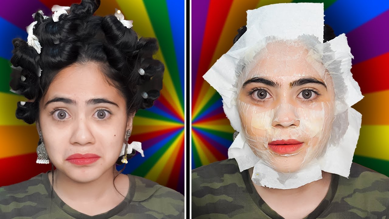 Testing Out Viral Beauty Hacks From @5MinuteCraftsYouTube | Ronak Qureshi