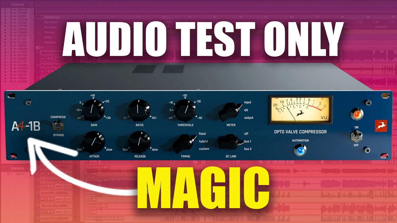 The COMPRESSOR WE NEED? Antelope Audio A4-1B (AUDIO TEST ONLY)