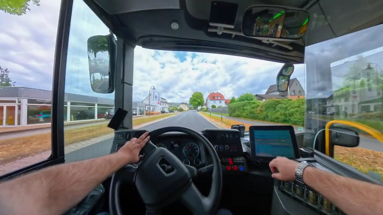 POV Busfahrt durch das wunderschöne Weserbergland 🚌 Linie 528 Holzminden ➝ Bodenwerder