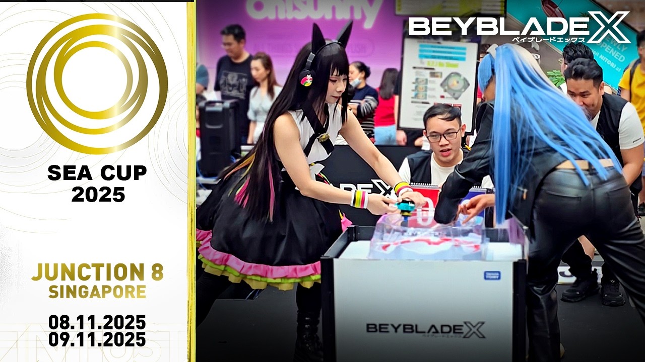 [Официальный турнир G1] Beyblade X SEA Cup 2025 | Национальный чемпионат Сингапура + финальные би...