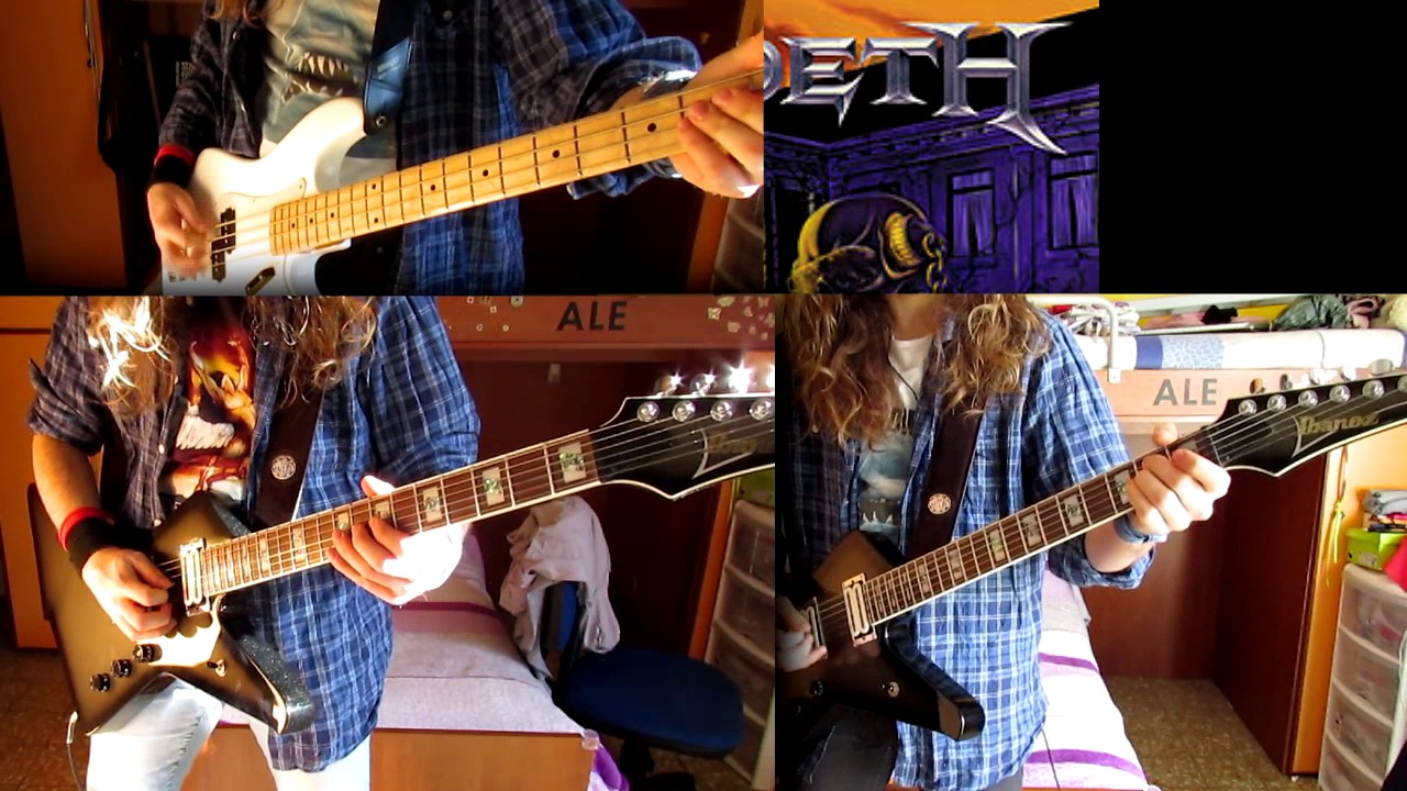 Megadeth - Tears in a vial (All guitar & bass) cover (instrumental)