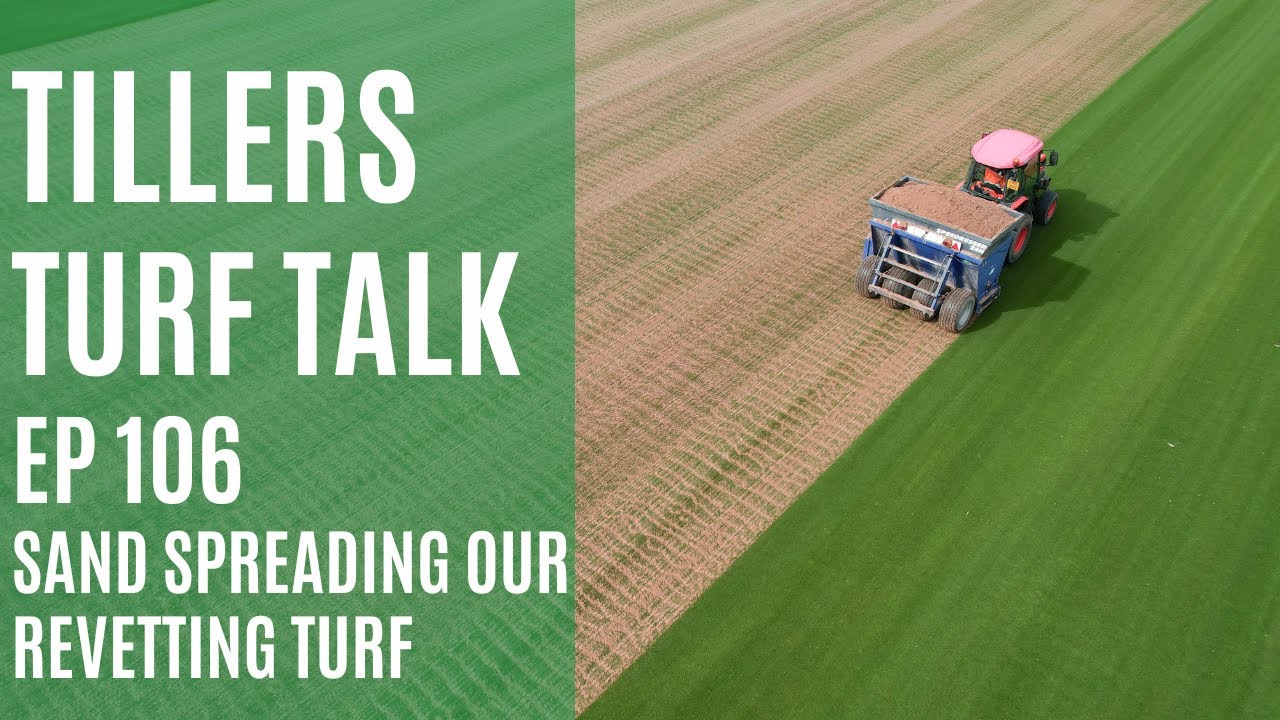 Tillers Turf Talk Ep 106 - Sand Spreading our Revetting Turf