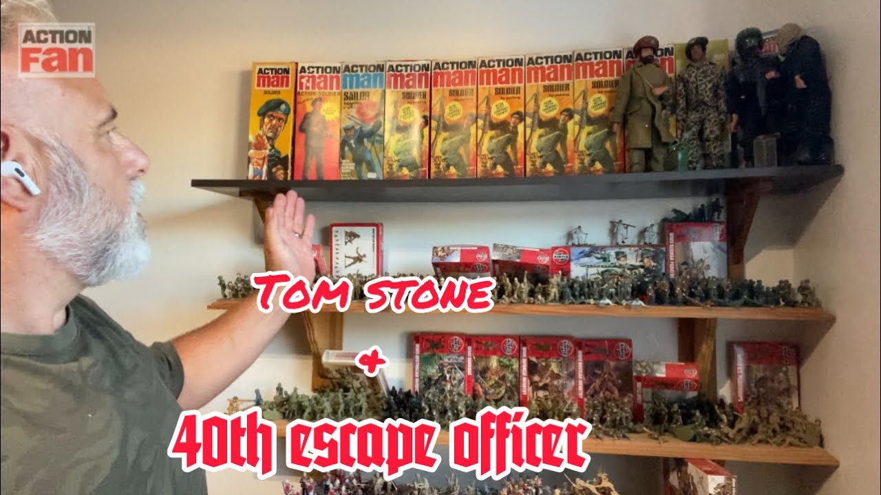 Action man Tom Stone & escape officer,  Off the shelf