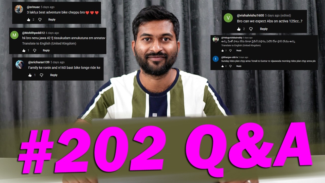 #202 Q&A Every Sunday in telugu | TechTravelTelugu