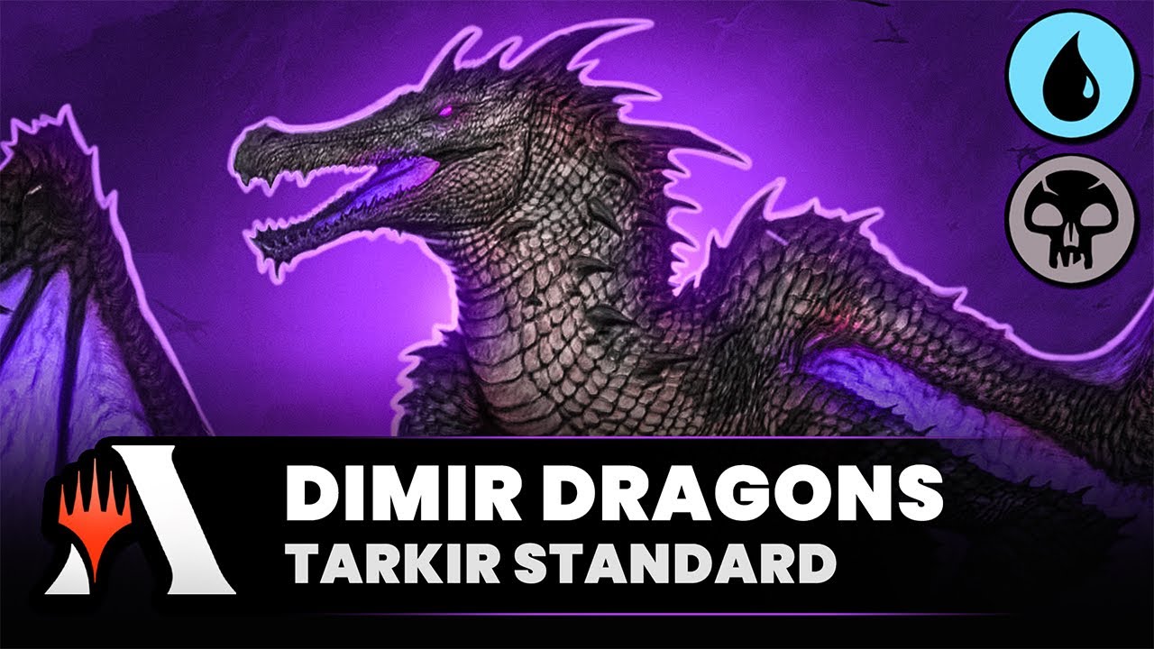 💧💀 O MELHOR DECK DE DRAGÕES! | DIMIR DRAGONS no STANDARD! (Magic Arena)