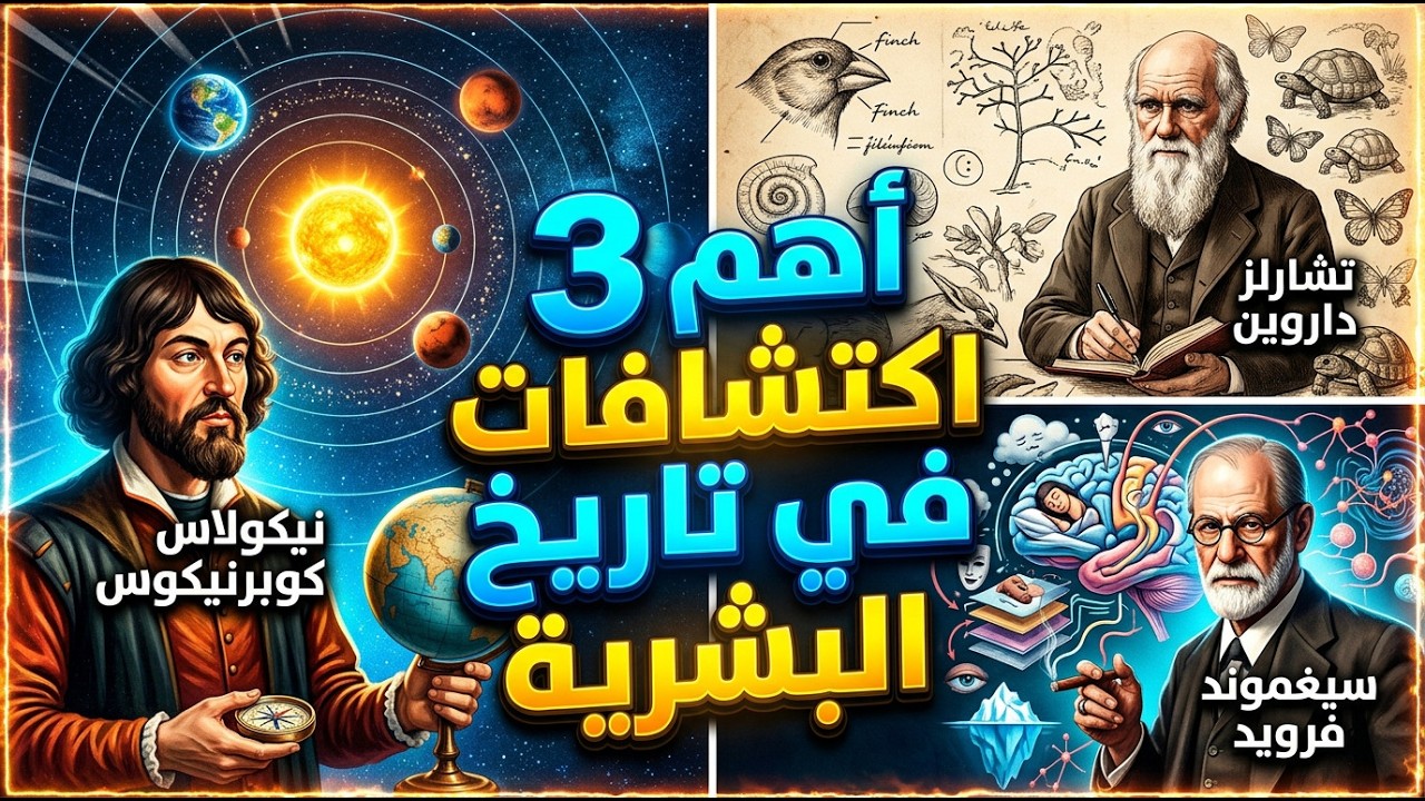 ثلاثة اكتشافات علمية غيرت رؤية الإنسان لنفسه وللكون!