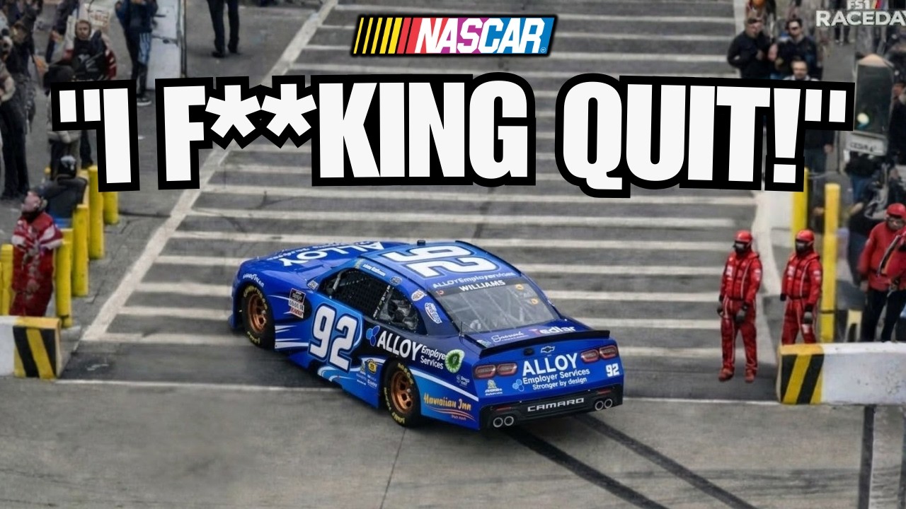 Когда гонщики NASCAR сходят с дистанции во время гонки