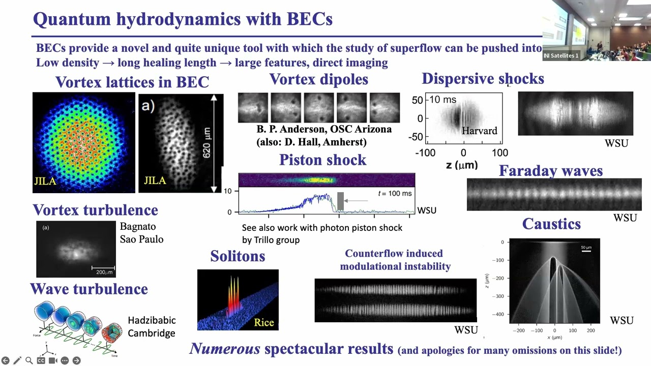 Prof. Peter Engels | Probing quantum hydrodynamics with dilute-gas Bose-Einstein condensates