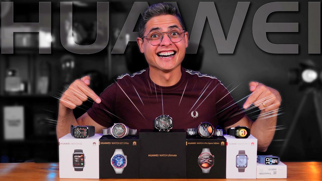 NOVOS SMARTWATCH DA HUAWEI! ENTENDA CADA UM DELES!