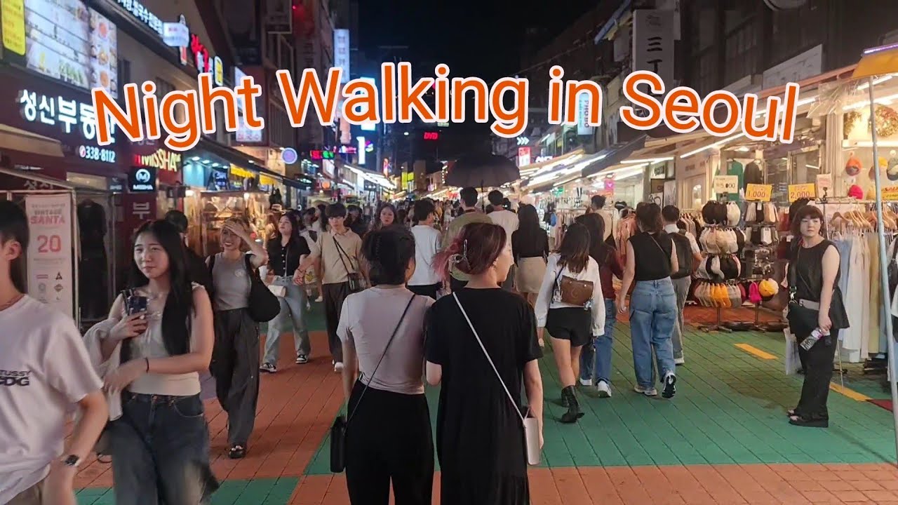 Night Walking in Seogyo-Dong, Seoul