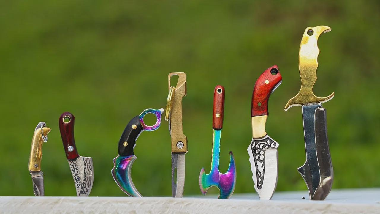 Trying Out the Smallest Working Knives in the World