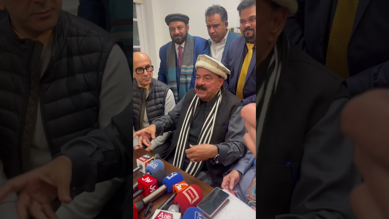 Sheikh Rasheed funny press conference in London