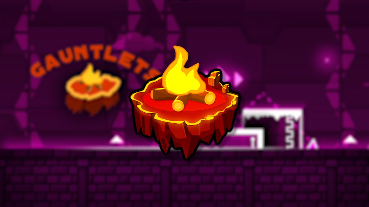 Fire Gauntlet | All 5 Levels (Geometry Dash 2.2)