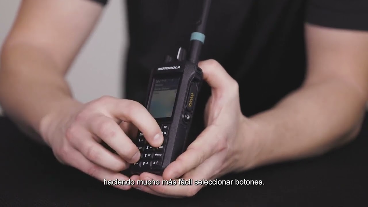 MOTOTRBO R7 DEMO Interfaz de usuario intuitiva