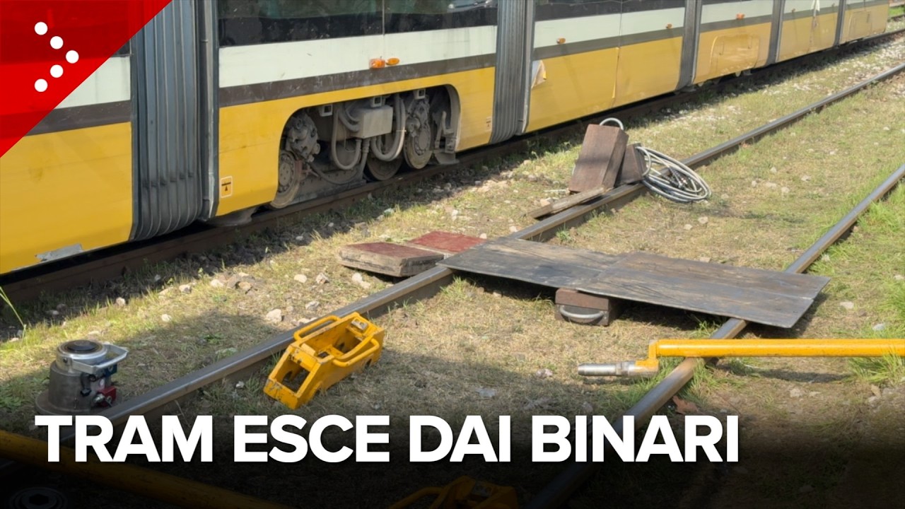 Tram esce dai binari a Rozzano. Circolazione sospesa e disagi. In corso le verifiche tecniche