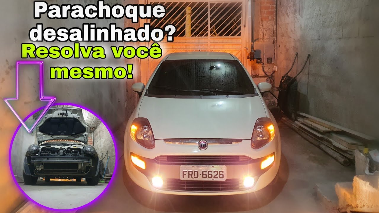 Parachoque desalinhado, como resolver!Faça você mesmo!