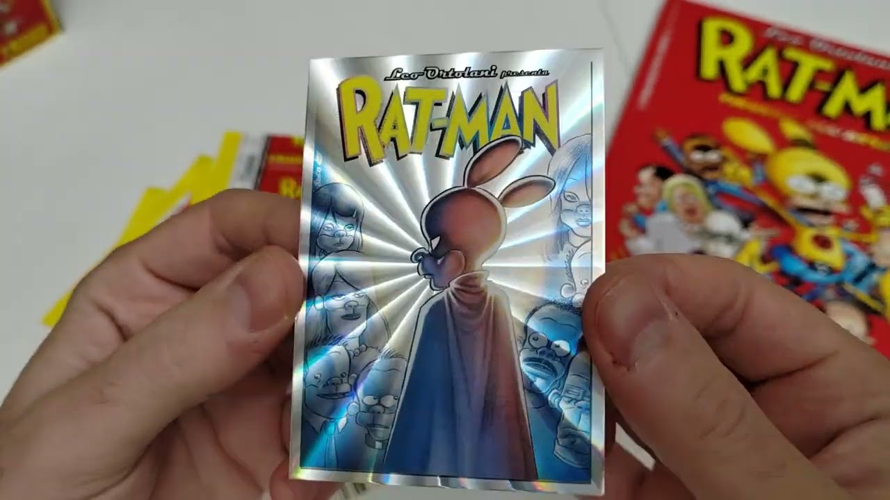 Le figurine (e card) di RAT-MAN!!!! Apriamo l'album e vediamo questo nuovo prodotto Panini!