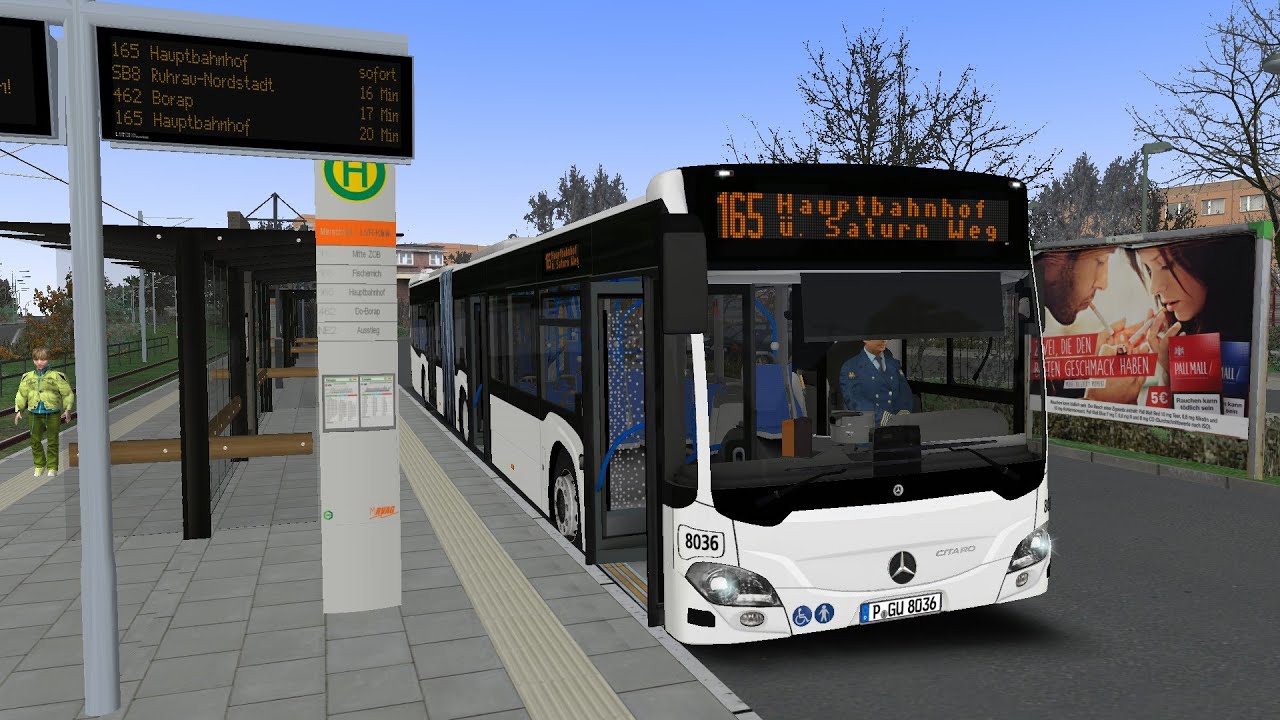 OMSI 2 | Ruhrau v2 | Mercedes-Benz C2 E6 GN 2024 | Linie 165 Ruhrau Hbf ↔️ Merscheid LVR-Klinik
