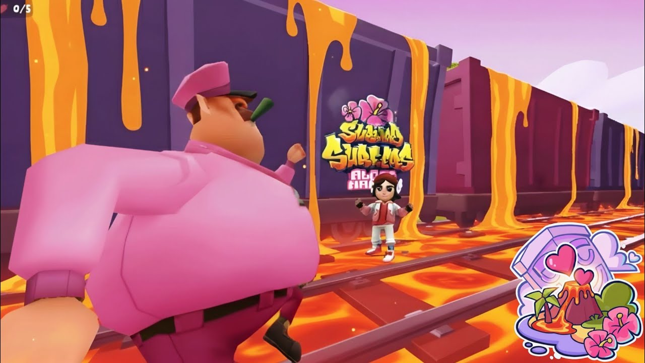 Subway Surfers FLOOR IS LAVA 🔥 No Floor Challenge but in ALOHA HAWAII 🌺 🔥 2025