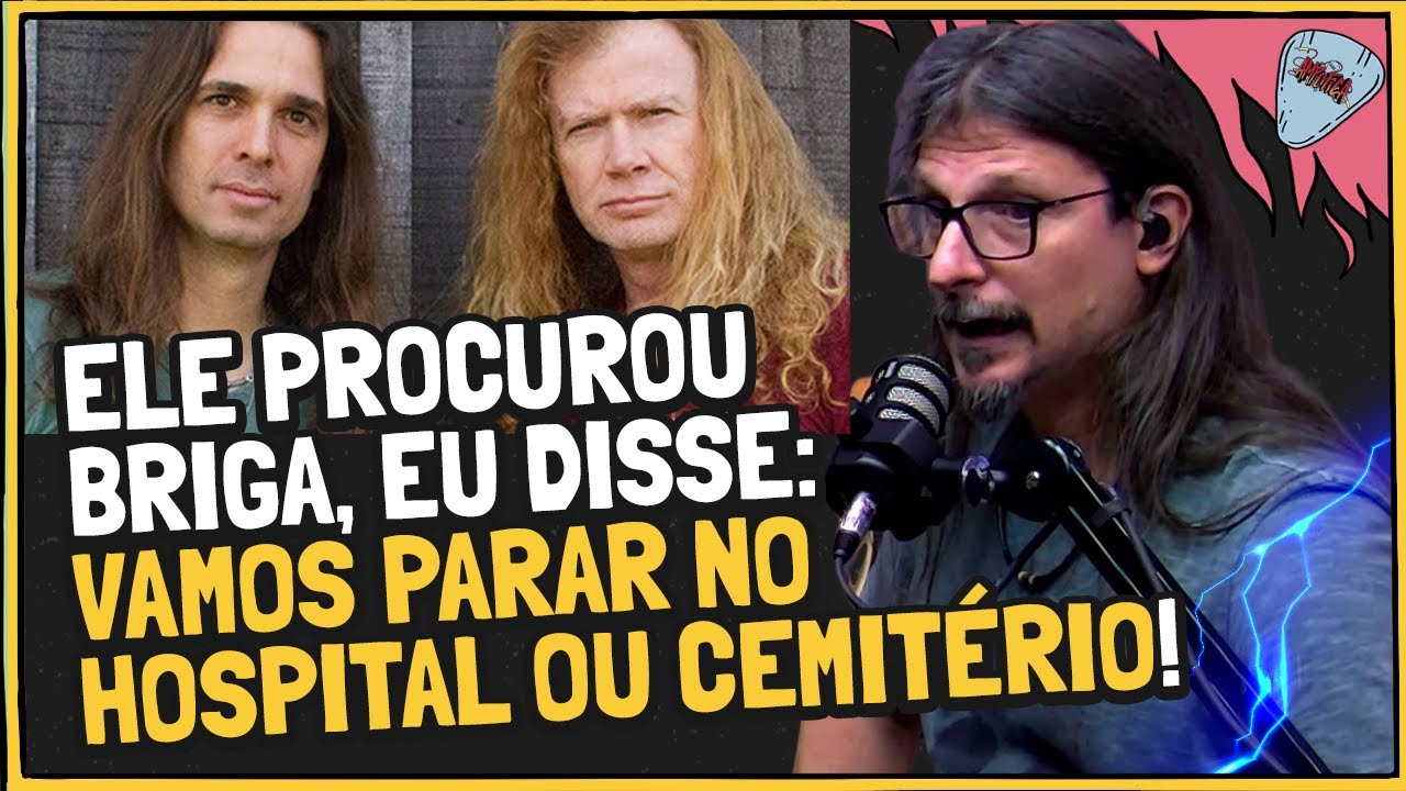 RAFA REVELA TRETA PESADA com DAVE MUSTAINE por CAUSA DO...