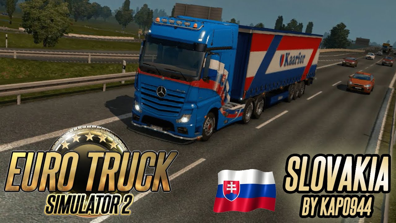 ETS2 Slovakia map by kapo944