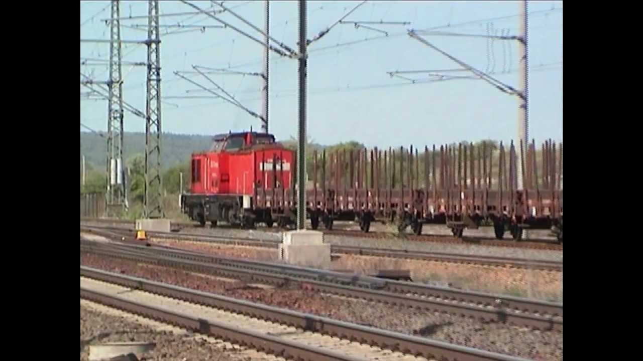 Alltagsverkehr auf der Th&uuml;ringer Stammbahn vor 10 Jahren im Mai 2003