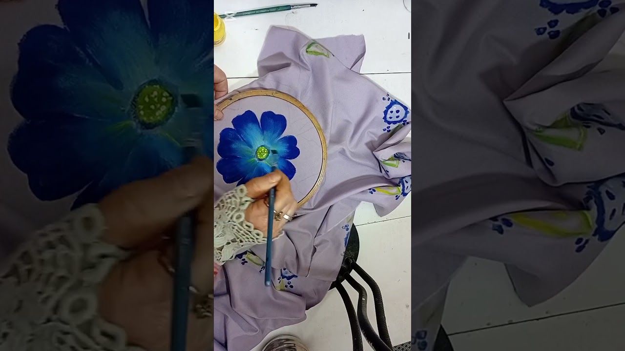 Bedsheet Fabric Painting 