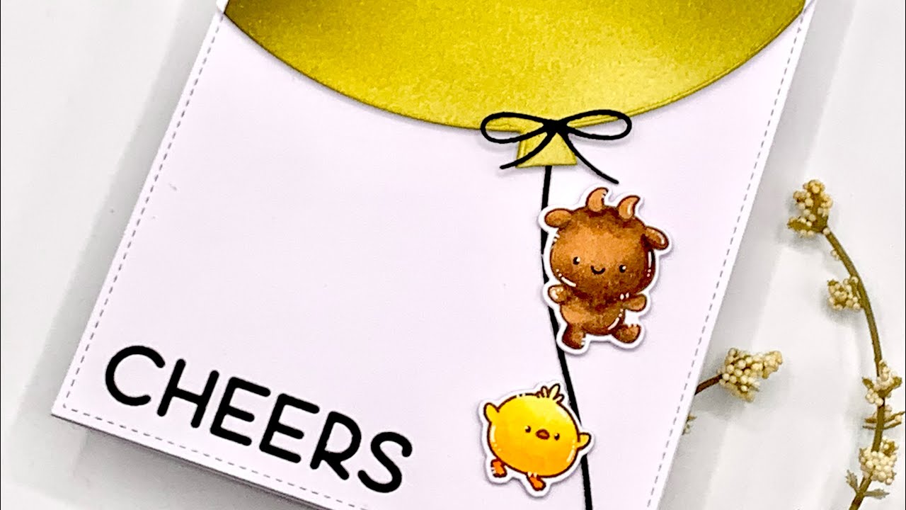 BIRTHDAY CARD: MFT - Barnyard Bunch & Blueprints 26
