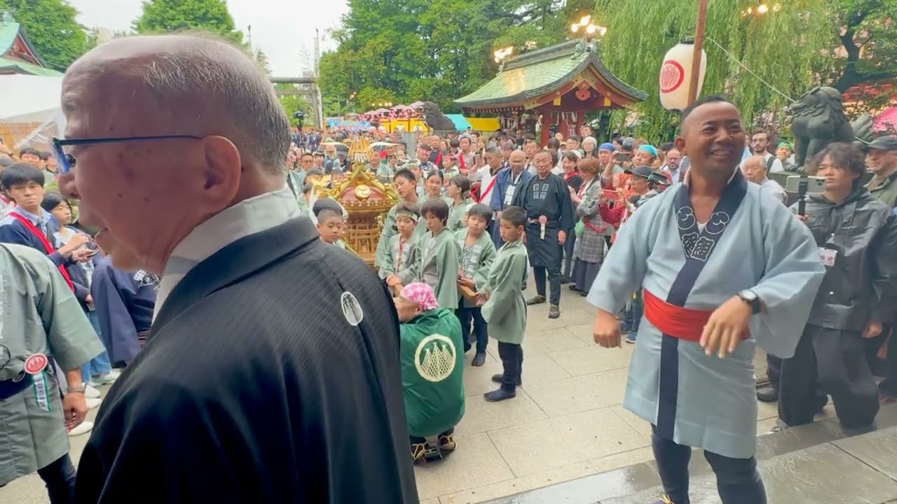 Asakusa Japan 子供宮神輿 渡御　令和七年浅草神社例大祭 三社祭