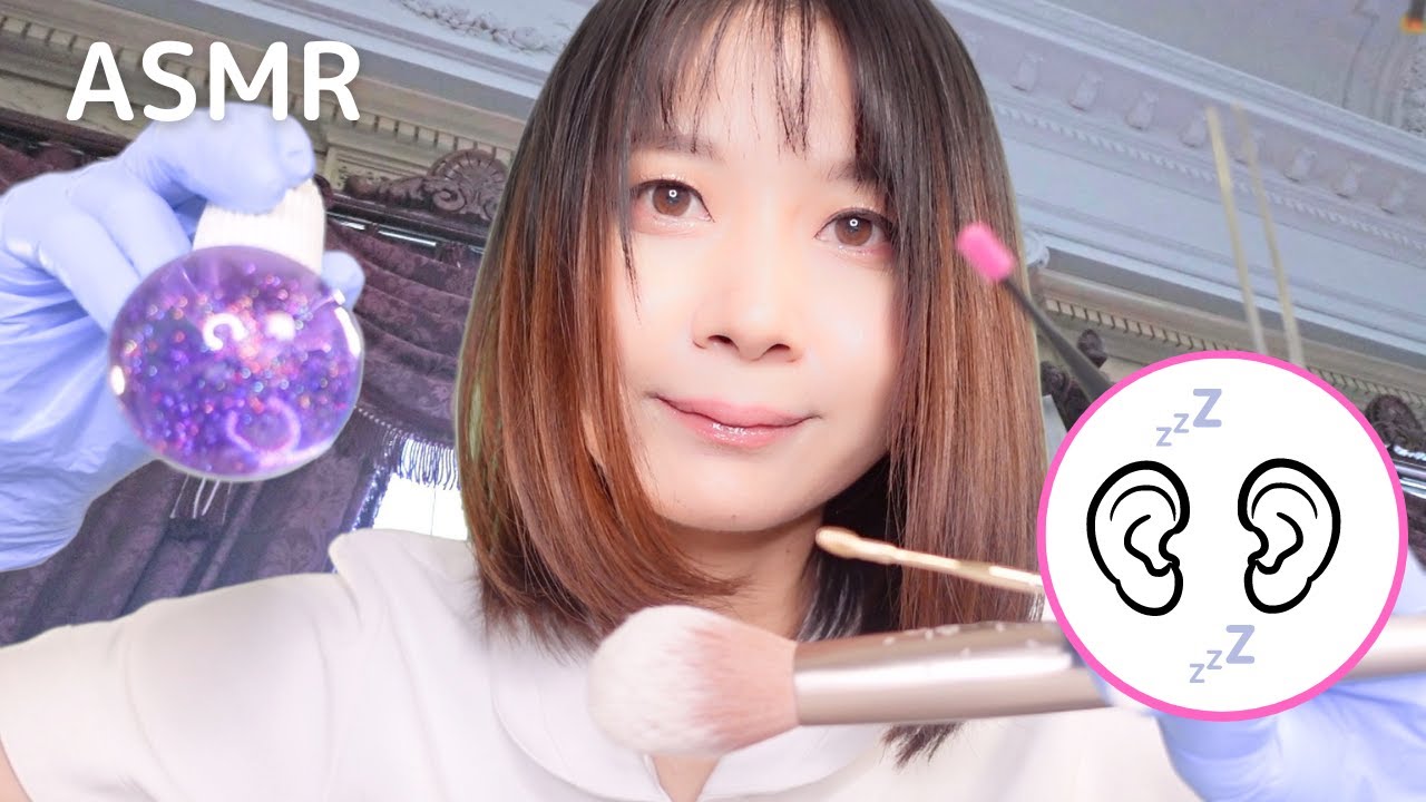 【ASMR】99.9%眠くなる 優しい看護師さんと初めての耳かき（囁き声）