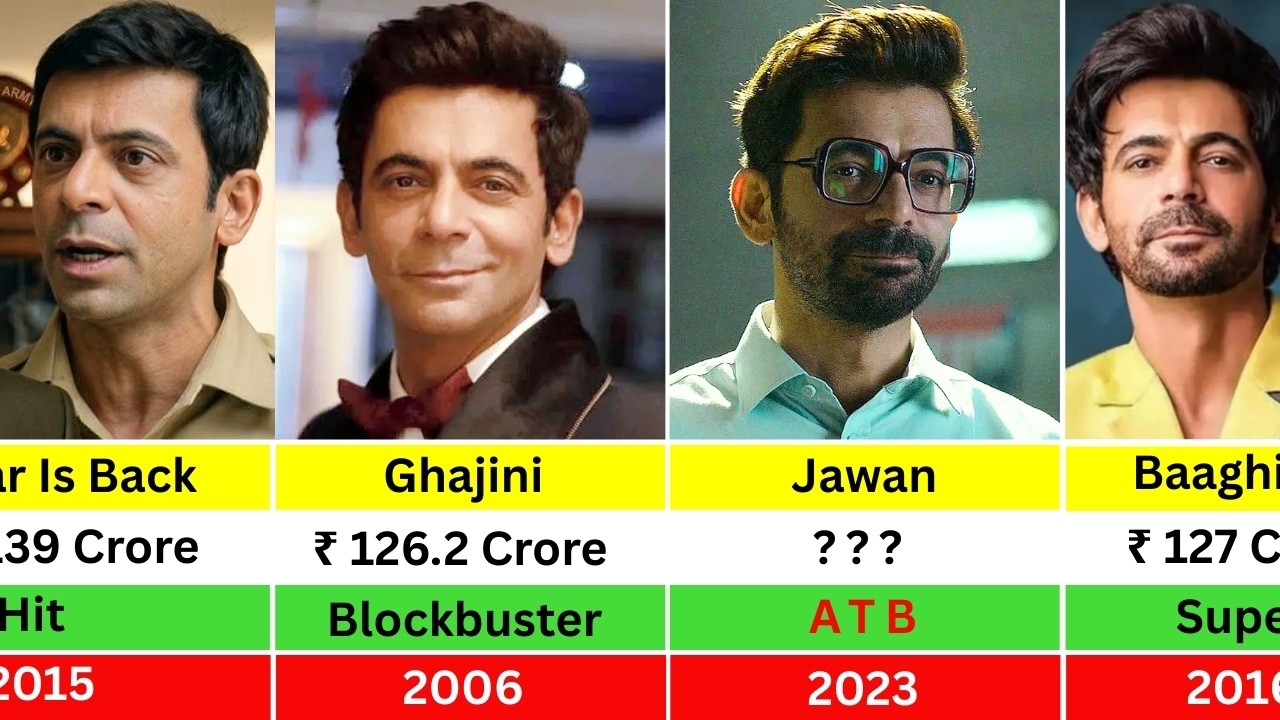 Sunil Grover Hits And Flops Movies List 1998-2024 | Ghajini | Jawan | Gabbar Is Back