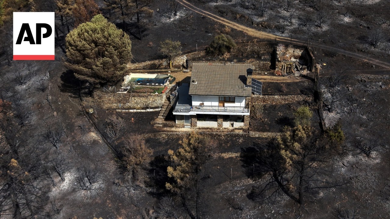 Scene in Portugal, Greece, Spain, UK and Turkey as wildfires flare across Europe